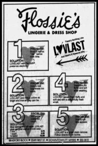 Flossie’s Lingerie and Dress Shop